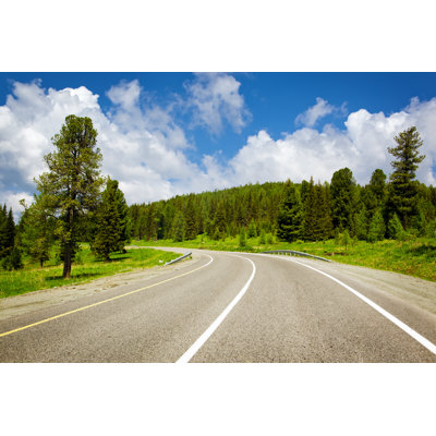 Country Road - Wrapped Canvas Print