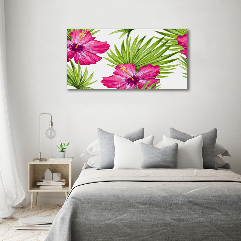 Hawaiian Flowers - No Frame Painting, Canvas, 70cm H x 140cm W x 2cm D