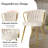 Elegant 7-Piece Rectangle Glass Dinning Table Set for 6-736621891-736621884-736621887