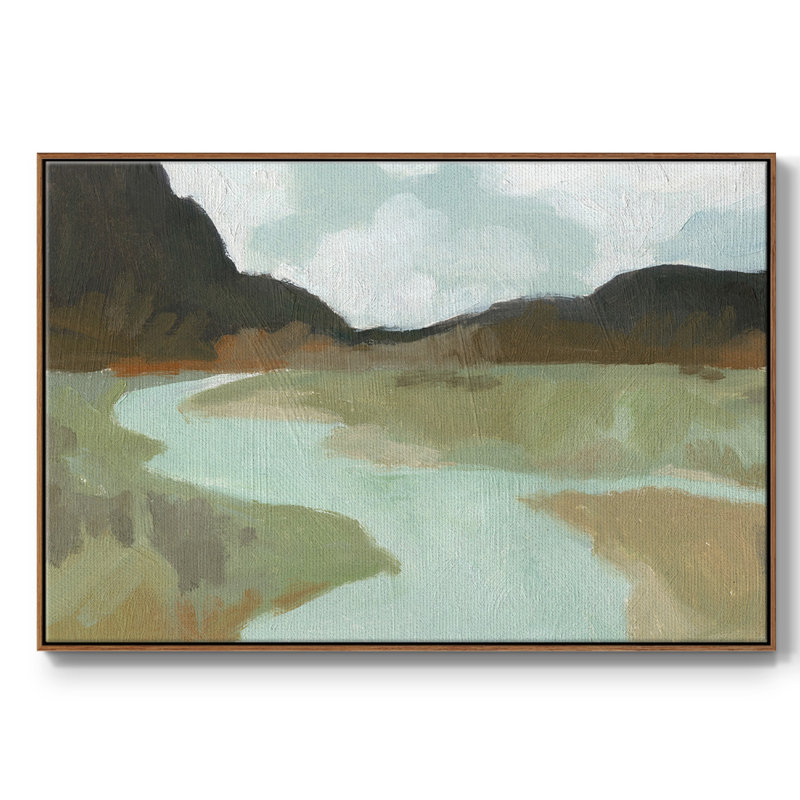Coldwater Hills II, reproduction d'art sur toile, H 25 po x l 37 po x P 2 po, Noyer