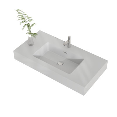 SiK 36 Inch Integrated Sink No Faucet