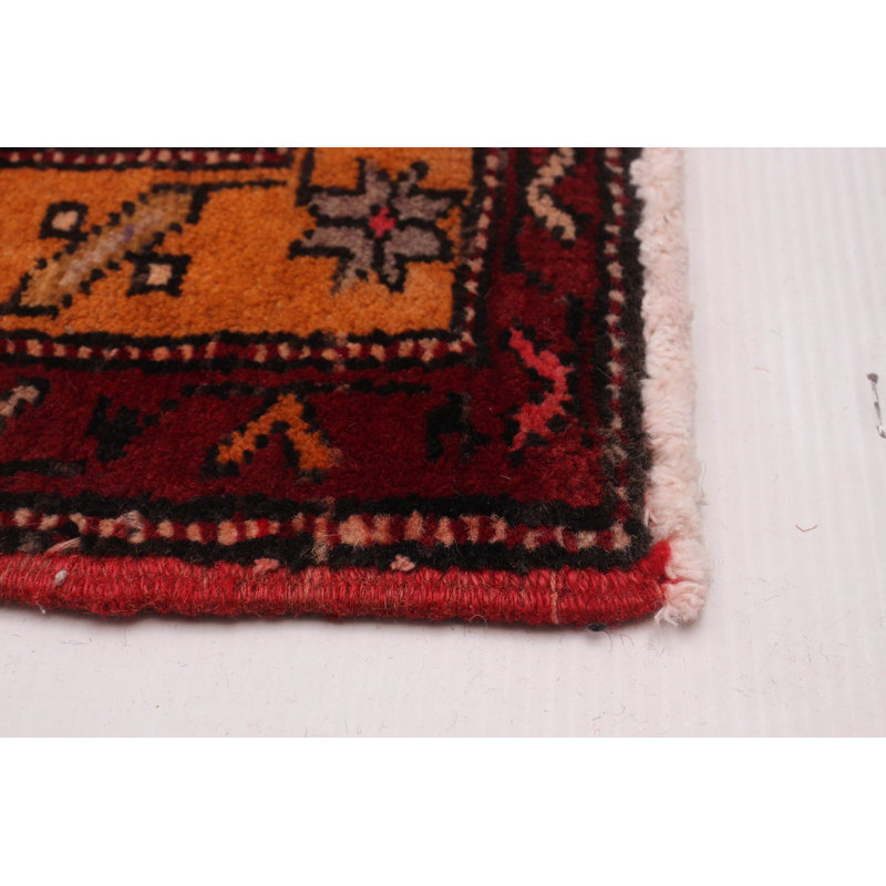 Tapis de couloir unique en laine 3 pi 9 po x 10 pi 8 po Heffington