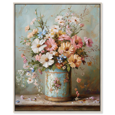 «Verse in Violets Canvas Glam Farmhouse Art» par Art Remedy