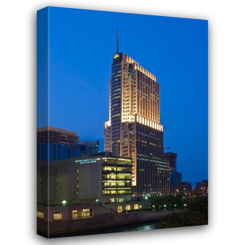 NBC Tower in Chicago, 18'' H x 12'' W