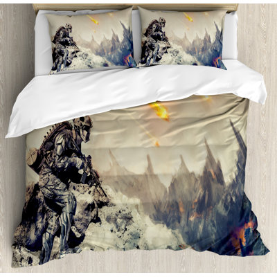 Outer Space Farmhouse / Country Duvet Cover