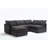L-Shaped Sectional Sofa, 5-Seat Upholstered Sofa Couch For Living Room
