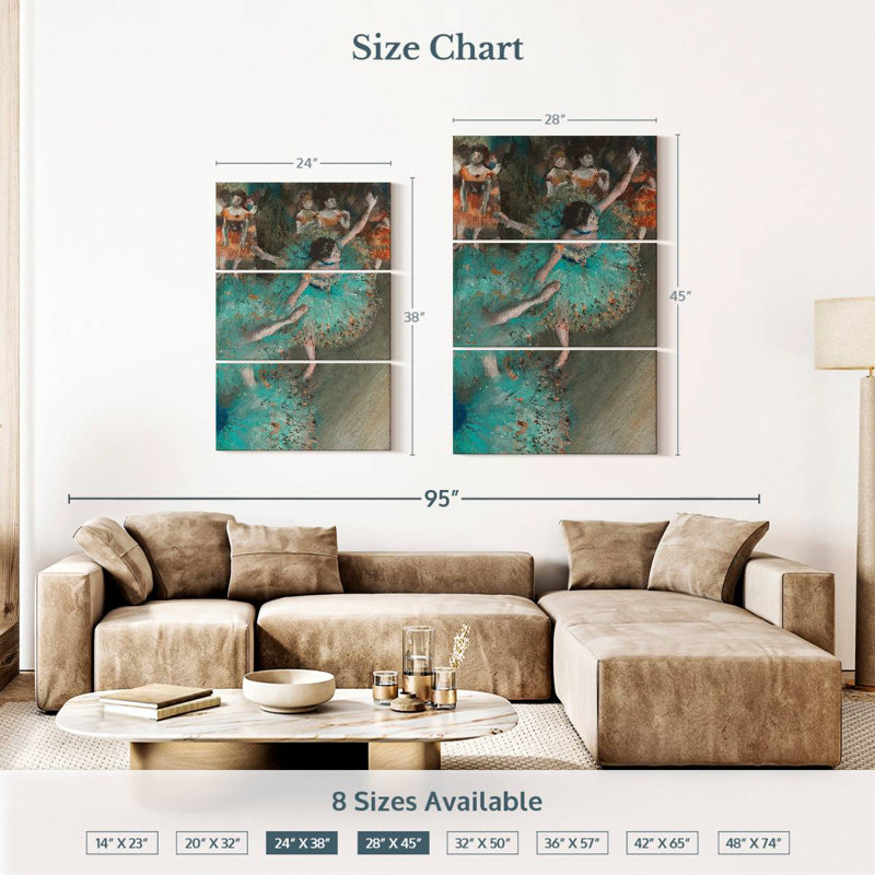 Enn Swaying Dancer 1877, H 38 po x l 24 po