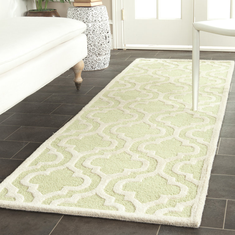 Noble Geometric Wool Hand Woven Area Rug