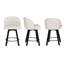Tabouret de comptoir pivotant 25,98 po Drish-61294219