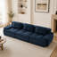 Canapé d'angle modulaire moderne de 297 cm (117 po), en velours côtelé, 3 places surdimensionnées avec assise profonde et revêtement antidérapant.-233042243