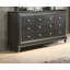 Commode 9 tiroirs avec miroir Webber