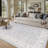 Quinn Vintage Washable Area Rug With Non-Slip Backing-2033166646-2033166601