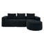 2 Seater Corduroy Sofa-132949923