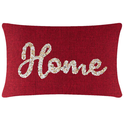 Coussin Sparkles Home Shell Home | Ornements en coquillage | Décor côtier 