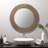 Campisano 26'' Round Wall Mirror with Natural Jute Rope Frame