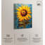 Impression sur toile tournesol impressionniste, Art Remedy-105316860-105316865