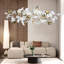 Lustre en céramique avec feuilles de ginkgo, D47 "