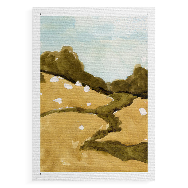 Scattered Sheep II - Impression sur toile seulement - NON CADRE, H 48 po x l 32 po