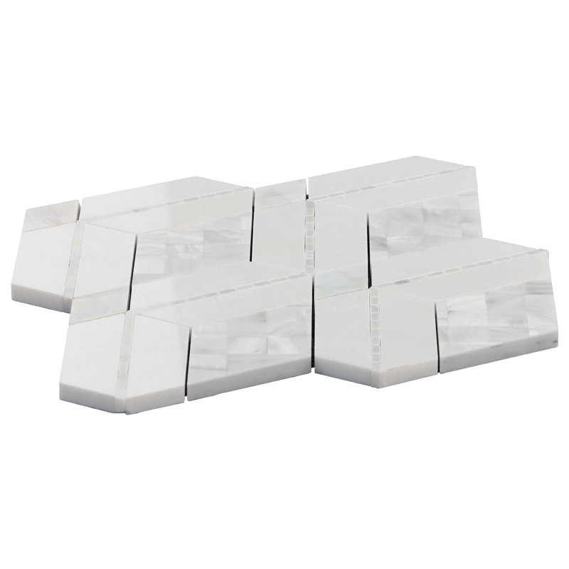 Benes 10.02 W x 10.02 L Tile, White