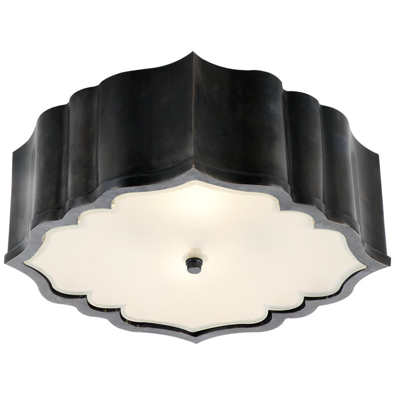 Alexa Hampton Balthazar Flush Mount, Gun Metal