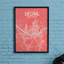 Seoul City Map - No Frame Print-636424387