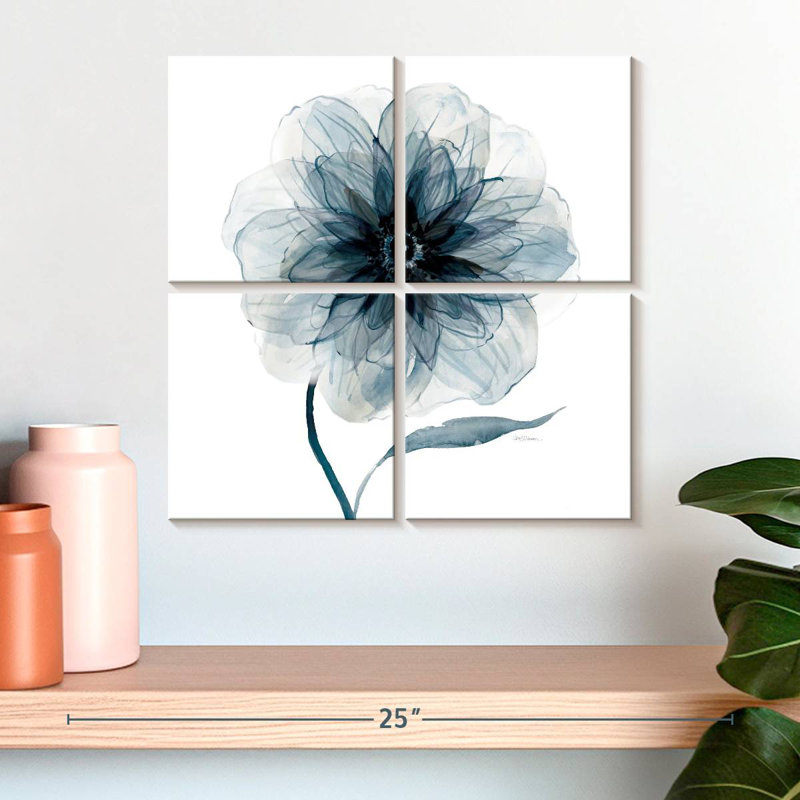 Harnek Floral Indigo Bloom III
