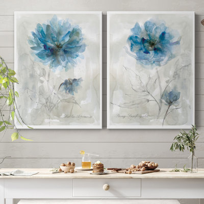 Dahlia - ensemble de 2 reproductions d'art