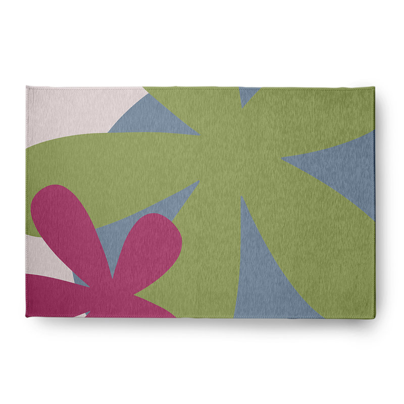 Chenille Indoor Rug, Rectangle 4' x 6'