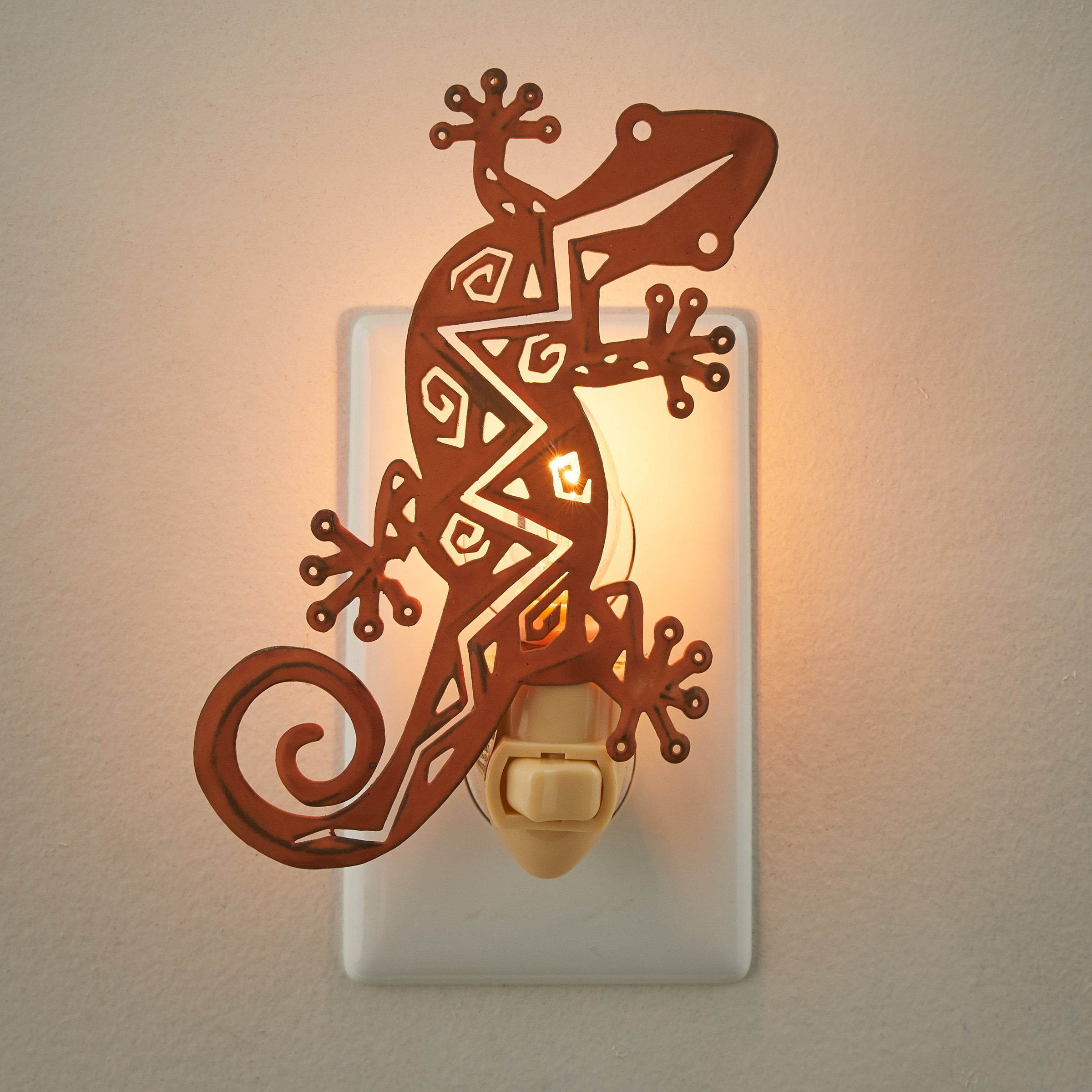 Gecko lamp top