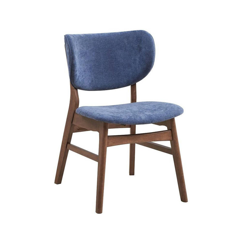 Ensemble de 2 chaises de salle à manger Evis, Bleu