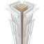 Craftsman Classic Square Non-Tapered San Miguel Mission Style Fretwork Column-70920916