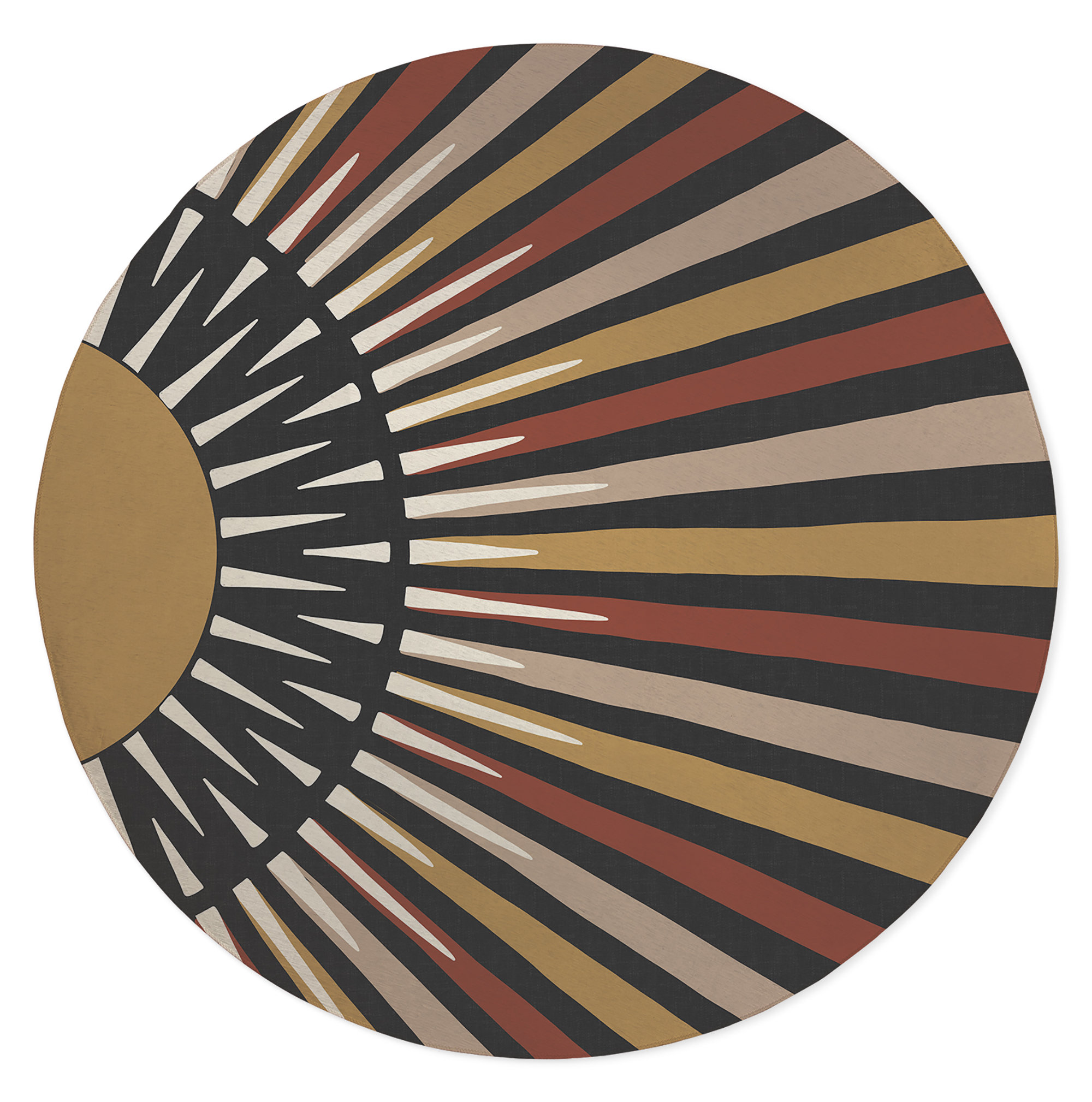 Corrigan Studio® BOHO SUNBURST CHARCOAL Outdoor Rug By Corrigan Studio ...