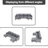 U-Shaped Sponge-Filled Cushion Combination Sofa-889585080