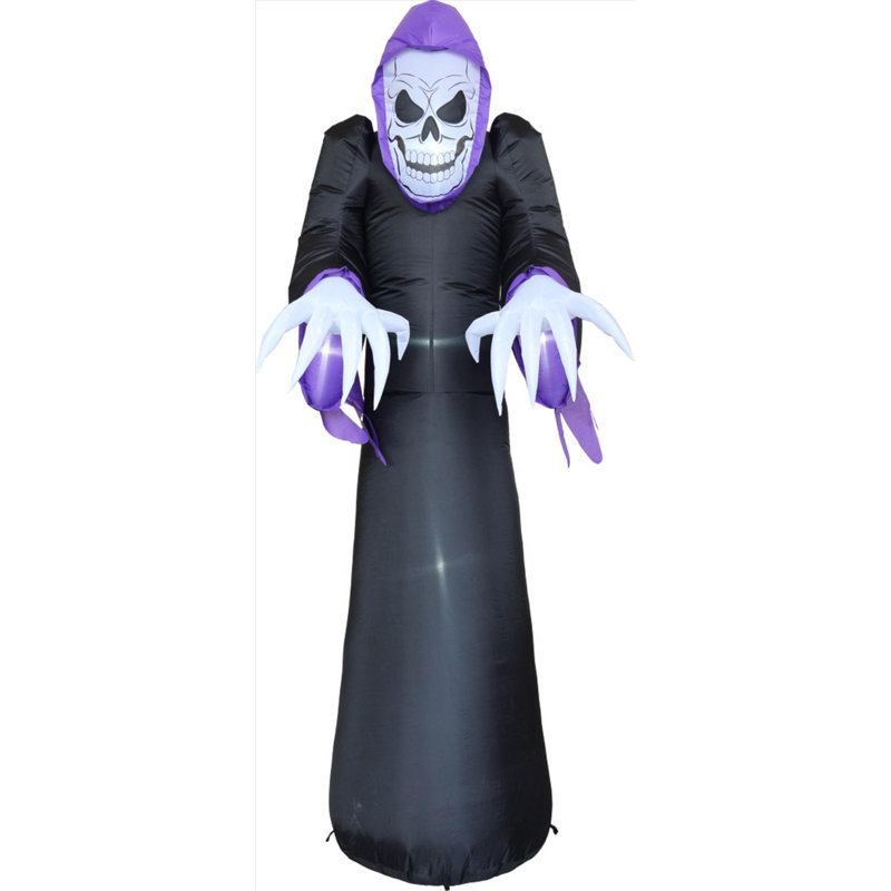  12 ft. Prelit Skull Phantom Inflatable