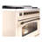 ILVE Nostalgie II Series 36 inch Dual Fuel Range with 6 Burners, Griddle (Glass Door)-124968146-124968143
