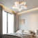 Izzabella 24.6" 7 - Blade LED Dimmable Flush Mount Ceiling Fan with Light and Remote