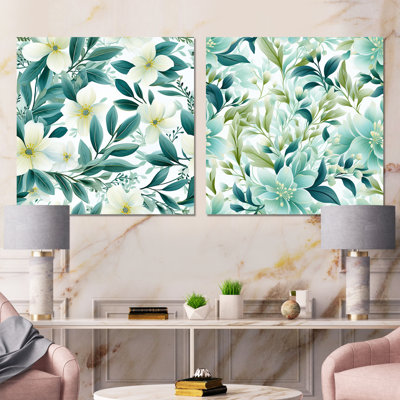 Athenis - ensemble de 2 reproductions d'art sur plantes