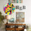 Horloge murale colorée girafe 12 po