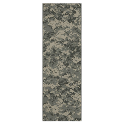 Tapis de couloir antidérapant Camo US Army pour homme, chambre à coucher, cuisine, 20 po x 59 po, multicolore / camouflage