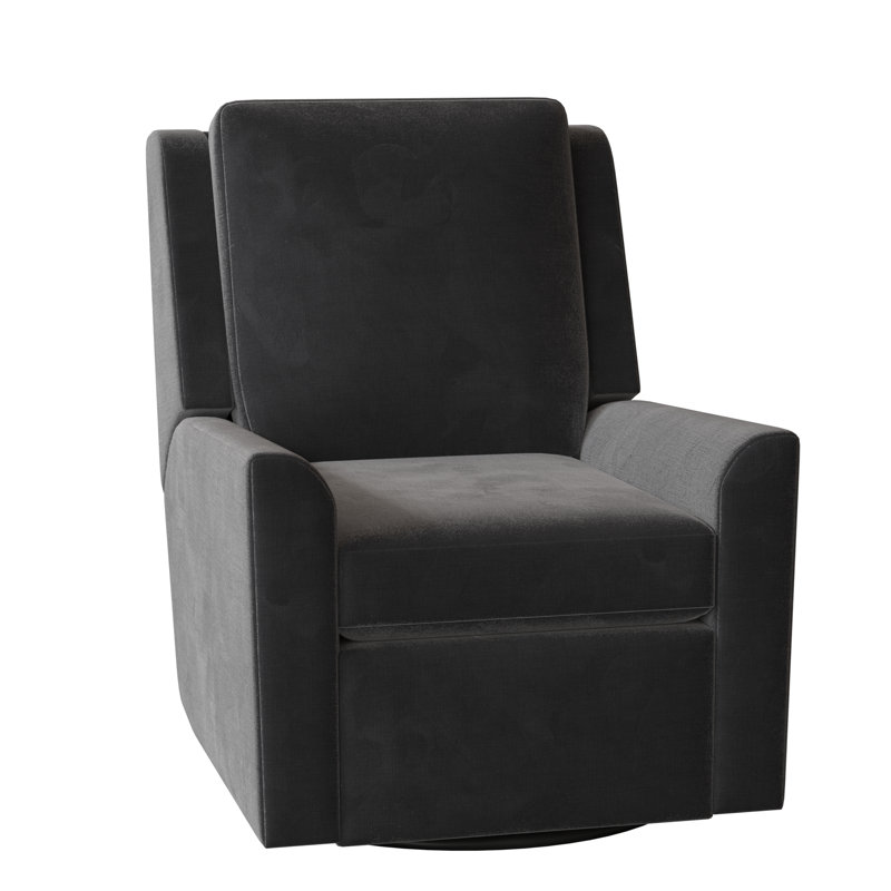 Hickory 31" Wide Standard Recliner, 9953 Pewter, Manual, Swivel Glider