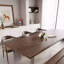 Modern simple solid wood rectangular dining table-103023973
