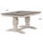  Conesha 7 -Piece Extendable Rectangle Double Pedestal Solid Wood Dining Set in White and Grey With 18" Takeout Leaf 