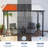 Gazebo, Wall Mounted Gazebo, Lean To Metal Awnings Gazebos, Gazebo Pergola With Sloped Roof, Outdoor Patio Gazebo Awning For Backyard, Deck-106693956-106901055