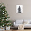 «Snow Covered Christmas Tree Believe», impression-337046988-337046976