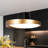1-Light Led Drum Chandelier Light