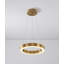 Lustre 1 lumière DEL Caddigan avec fond en acrylique blanc Len-1558397817