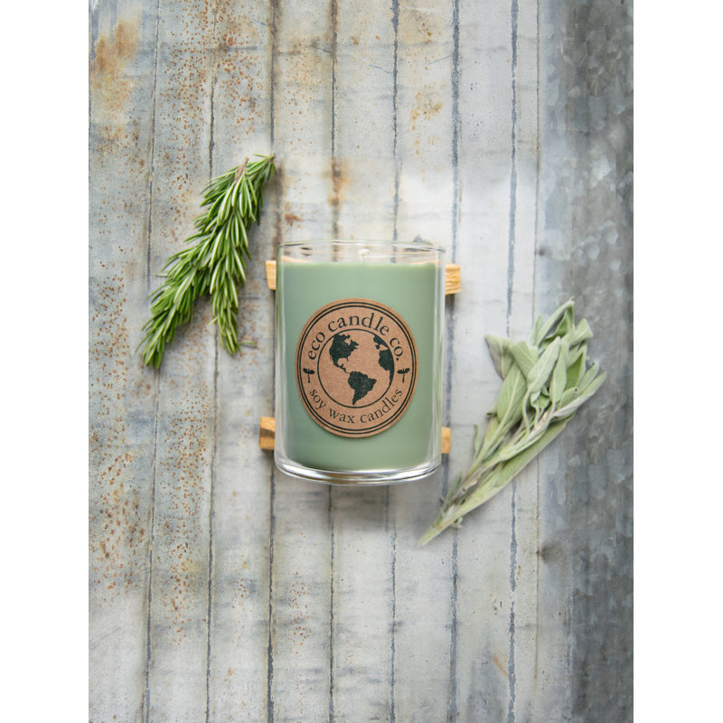 Bougie parfumée à la citronnelle, Verre à gin