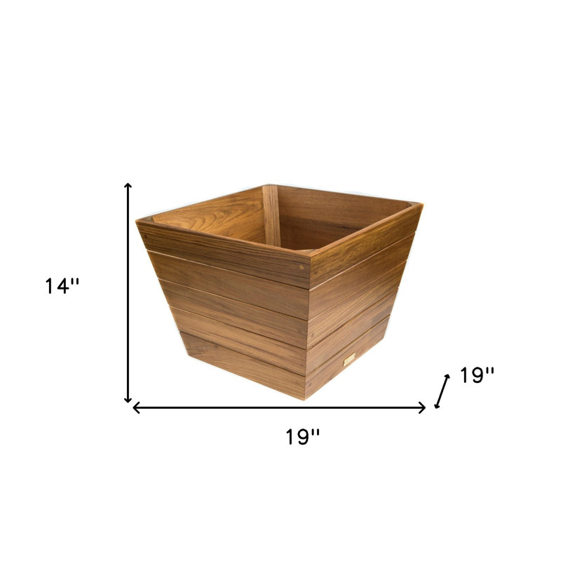 Boîte à fleurs 19 po, H 14 po x l 19 po x P 19 po