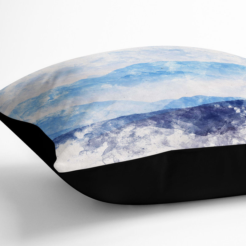 Square Cushion, 55cm H x 55cm W x 20cm D, Black