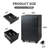 23.6" H Tall Locking 3 Drawer Rolling File Cabinet, Fully Assembled Except Casters-1284528705